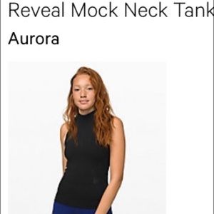 Lululemon - Reveal Mock Neck Tank